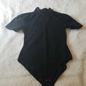 Mock neck bodysuit